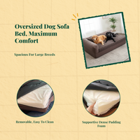 Orthopedic foam dog bed, waterproof