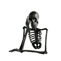 Skeletal Candle Holder Halloween Home Decor Black for Party