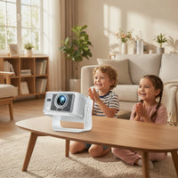 Display Device with Stand 1080p Native Android Display Device Auto Focus 650 Ansi for Movie Lovers, Bedroom, Living Room
