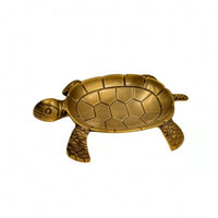 Decorative Brass Turtle Tray Small Size Brass Turtle Tray Artisanal
