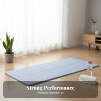 Shock Absorption Foldable Exercise Mat Odorless Folding Exercise Mat Tear-Resistant for Students, Dorm Room, Home Gym, Travel, Outdoor