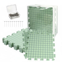 Knitting Blocking Mat Grid Lines Foam Blocking Tiles Includes T-Pins