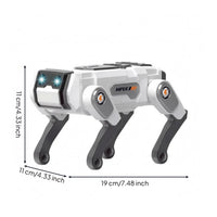 Voice Control Robot Dog Light-up Eyes Walking Robot Dog Mechanical Pet Articulated Legs Hard Plastic