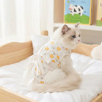 Recovery Suit for Cats, Full Coverage Post Surgery Cat Suit with Legs to Stop Licking, Breathable Cat Suit for Daily Use and Overgrooming Needs