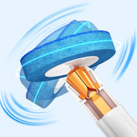 Toilet Cleaning System Compact Disposable Toilet Brush Round Rectangular