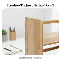 Expandable Book Rack Space Saving Expandable Shelf Easy Assembly for Study Desk