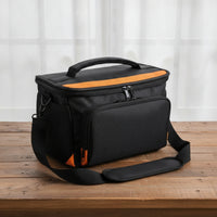 Portable Optical Fiber Fusion Splicer Tool Bag User-Friendly Fiber Fusion Splicer Bag Wear-Resistant Storage Case Heavy-Duty for Technicians, Travel