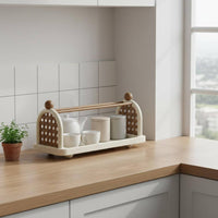 Desktop Storage Area Saving Tabletop Organizer Easy to Assemble