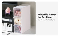 Narrow Storage organizer adjustableable Use Multi-Compartment Desk unit Minimalist Design