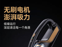 Cordless Handheld Vacuum Cleaner, Large Suction, Car and Home Blow/Suction, Cyclone Dust Cup, Smart Display