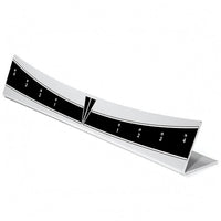 Curved Putting Practice Aid Numbered Markers Alignment Practice Board Two-Tone