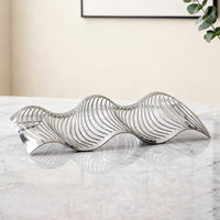 Modern Luxury Hollow Metal Fruit Tray