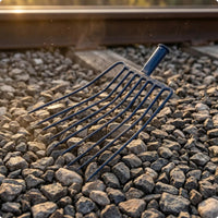 Stone Fork Head Reinforced Multi-Tine Fork Head Pointed Ends