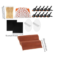 166 Pieces Non-Destructive Trading Card Cleaning Kit Colorsafe Card Cleaning Kit Professional Soft for Collectors
