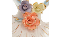 Swan Fruit Plate Decorative Swan Dish with Gold Trim Romantic for Dining Table