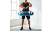 Water-Filled Exercise Ball Portable Weighted Water Ball Adjustable Weight Soft Body for Bodybuilders, Home Workout, Gym