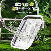 鹦鹉不锈钢站架虎皮牡丹玄凤互动鸟架训练玩耍磨爪架子挂架