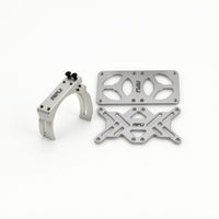 Motor Cooling Fin Bracket Aluminum Motor Mount with Fan Bracket Lightweight for Hobbyists