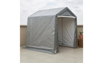 Storage Shelter Tent Gray Cover Storage Canopy Interior