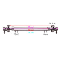 Silver Zinc Alloy Drum Double Pedal Stand Connector Rod Drum Accessory