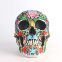1:1 Resin Skull Head Sculpture, Halloween Gift, Bar Decor