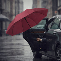 Waterproof Large Canopy Umbrella Water-Repellent Umbrella with Automatic Open Classic Heavy Duty for Commuters, Rainy Days