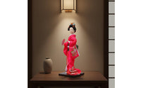 Japanese Geisha Doll Handmade Kimono Doll Figurine Intricate Craftsmanship