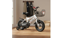 Children's Bike with Training Wheels Lightweight Boys Girls Children's Cycle Double Brakes Young Child Children's Cycle with Basket for Beginners
