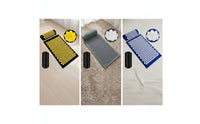 3 Piece Set Acupressure Mat with Bolster Therapeutic Acupressure Set with Bag Relaxing Mat with Pillow for Yogis, Home Recovery, Stretching