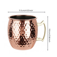 Moscow Mule Cup Rose Gold Moscow Mule Mug Side Handle