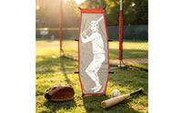 Strike Zones Target with Straps Rectangular Pitching Target Cloth Easy to Install for Softball Athletes