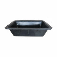 Construction Mixing Tub Tapered Cement Container Wide Rim for Building, Garden