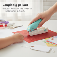 Handheld Hole Puncher for Loose-Leaf Binders and Cards, 1.5-5mm Round Hole Punch