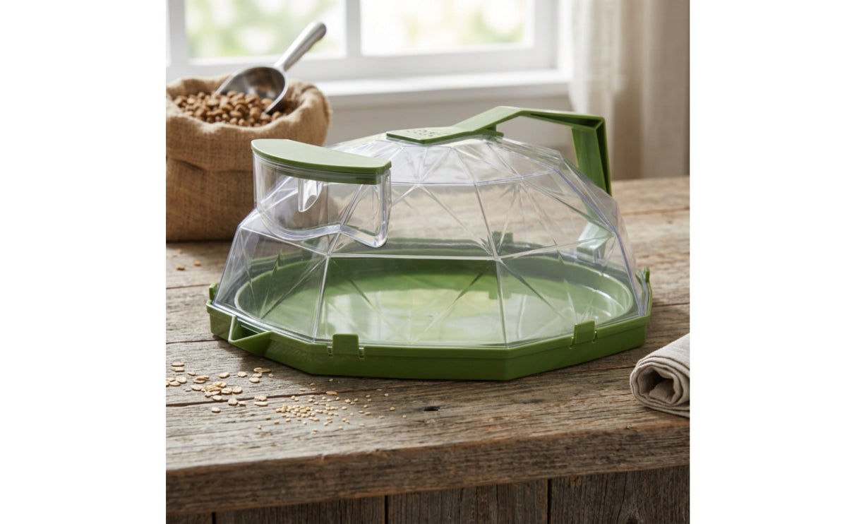 Clear Microwave Food Cover with Handle Heat-Resistant Microwave Splatter Cover Dome-Shaped BPAsafe for Home Cooks, Students, Kitchen, Dorm Room, Office Breakroom
