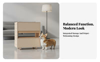 Wheeled Utility Shelf Space-Saving Convertible Rolling Cabinet for Narrow Areas