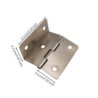 Adjustable Folding Lock Hinge for Cabinets, Triple Fold