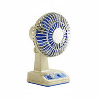 Long Battery Life Mini Desktop Fan Quiet Operation Retro Desk Fan Brushless Engine Home Appliance for Office, Bedroom