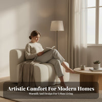 Unstructured Sectional Sofa Wabi-Sabi Aesthetic Configurable Couch Double-Sided Minimalist for Interior Designers