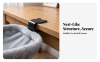 Space-Saving Desk-Hammock Hammock | Soft soft Padded Rim, Machine Washable material, Cat Hammock with Clamp, for Home Office