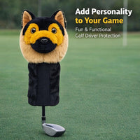 Cute Golf Club Headcover, Golf Club Head Covers Dog, Club Head Covers Animal, Driver Headcover Golf Headcover, Golf Headcover Fits Standard