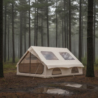 Inflatable Tent with Canopy Easy Setup Inflatable Tent Waterproof Camping Cabin for Campers, Families