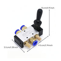 Hand Lever Valve for Workshop Automation, Machinery Setups, Machinists