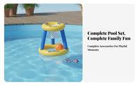 Net Pool Basketball Hoop Parent-Child Interaction Inflatable Pool Hoop