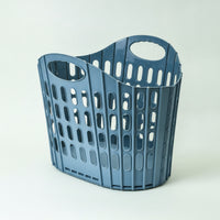 Laundry Basket Foldable Clothes Basket Laundry Hamper Plastic Ventilated for Bathroom, Dorm Room