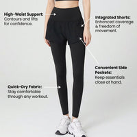 Gym Leggings for Women High Waist Butt Lifting Design, Cellulite for Running and Workouts, Plus Size Activewear UK