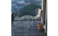 European Design 1:12 Scale Metal Furniture Highly Detailed 1:12 Scale Patio Set Realistic Appearance for Hobbyists, Collectors