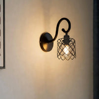Black Wire Lamp Shade Easy to Install Industrial Lamp Guard