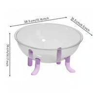 Transparent Cat Bed Easy to Hygienic Area Capsule Cat Lounger Stable 4-Leg Design Pet Furniture for Summer