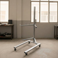 Auto Body Panel Painting Stand Galvanized Panel Painting Stand Bracket with Wheels Mobile for Mechanics