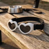 Heart-Shaped Pet Sunglasses Cute Heart-Shaped Dog Sunglasses Easy to Carry